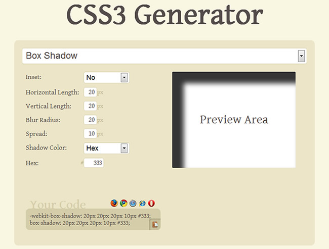 css3 generator